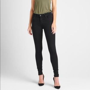 Hudson Midrise Nico Super Skinny Ankle (Black)